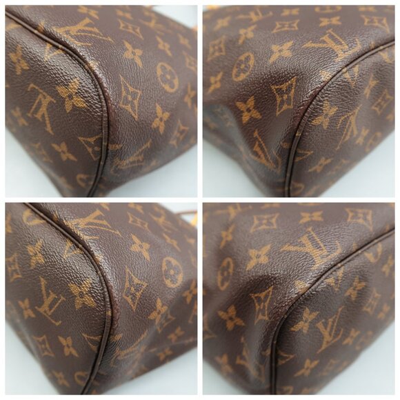 Louis Vuitton Neverfull Brown W/P Monogram Canvas Shoulder Bag - Picture 7 of 12